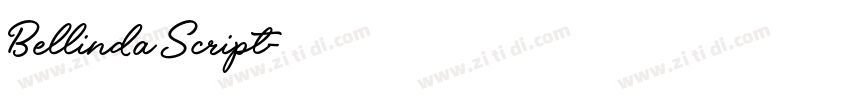 Bellinda Script字体转换